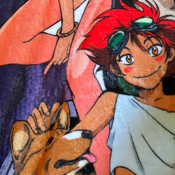 Cowboy Bebop Group CB Sessions Lightweight Ultra Soft Vibrant Throw 42”X60” EUC